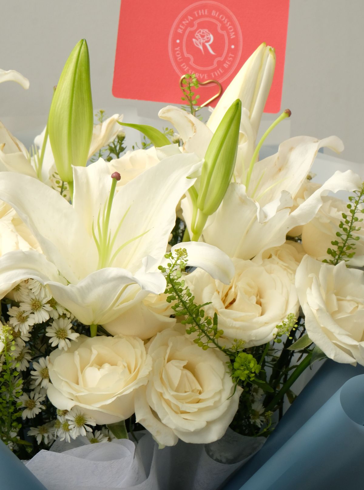 Lily Snow Blue - View 2
