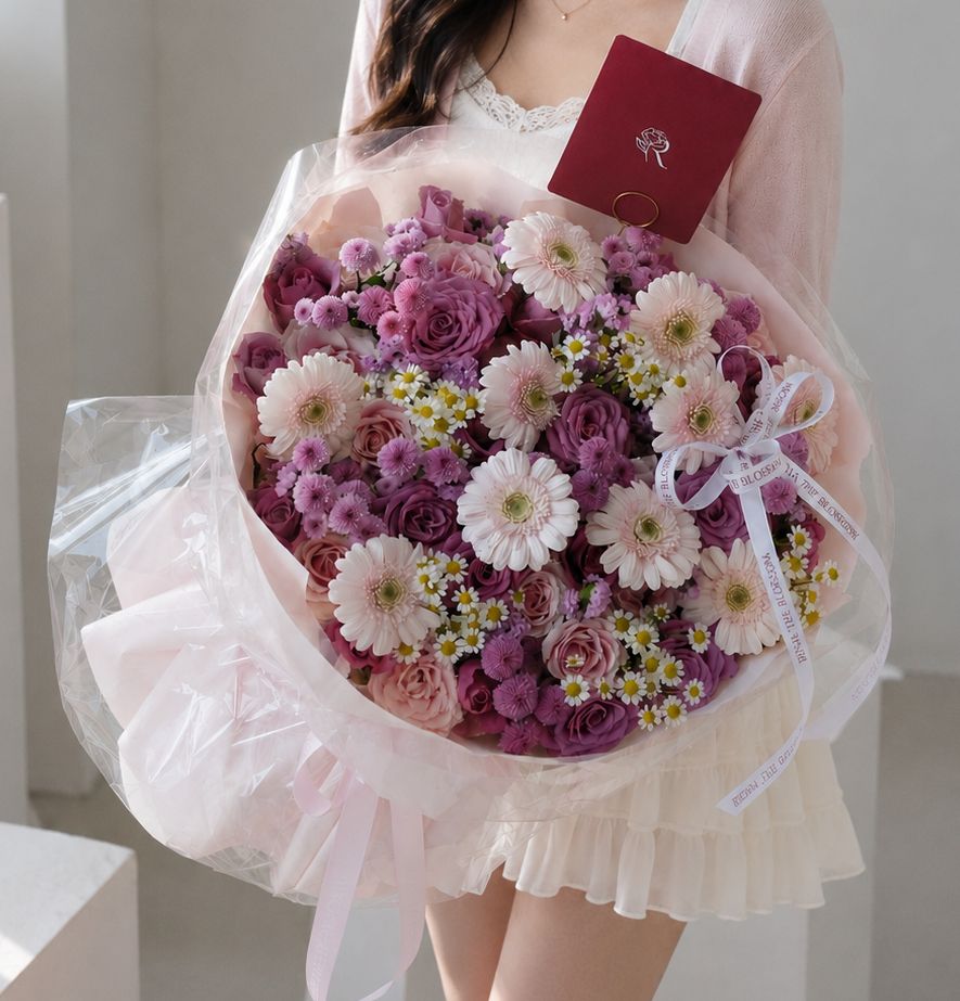 Mauve Daisy Bloom