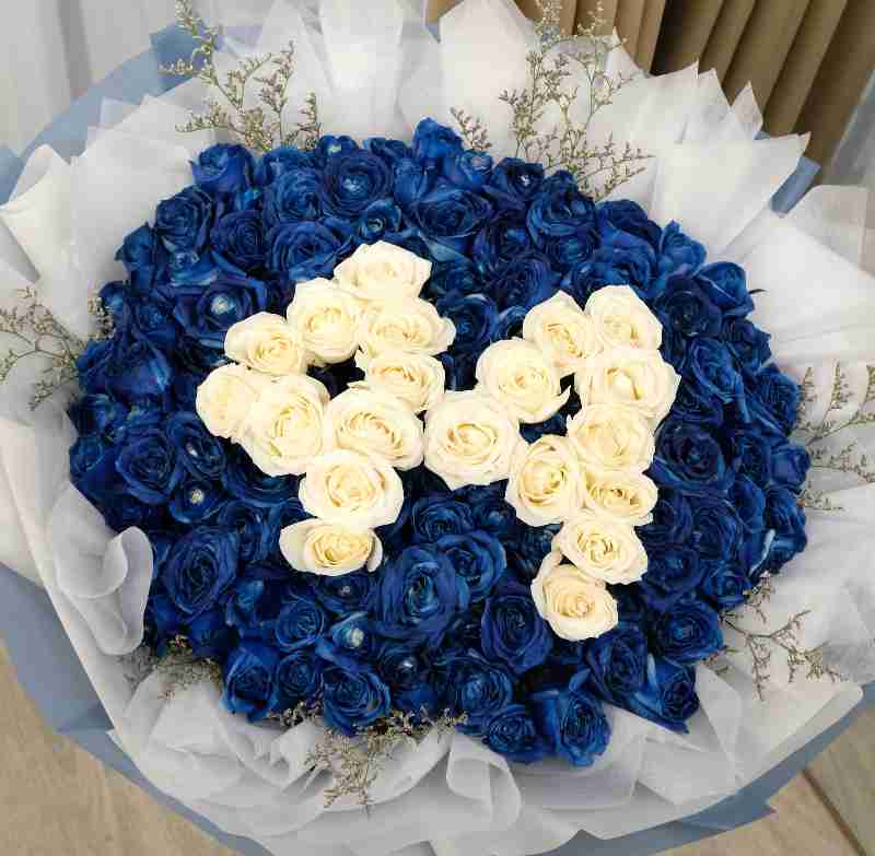 blue