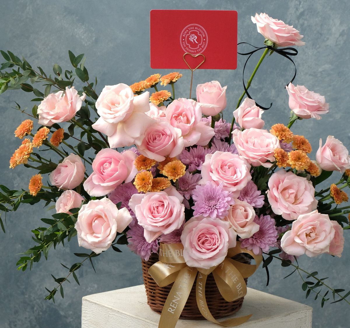 Simply Rose Basket - View 2